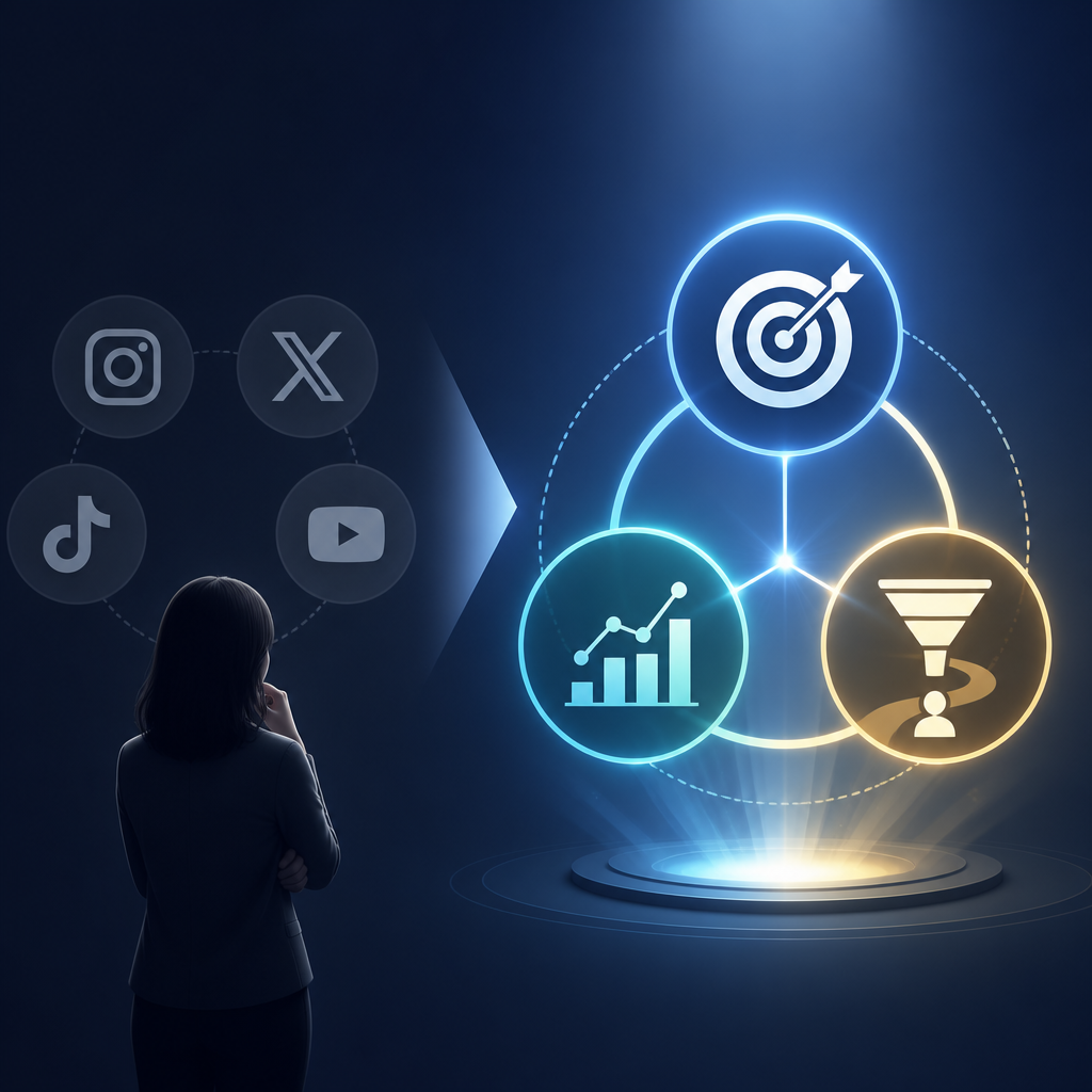 SNS運用の費用対効果が合わない時に見直す優先順位｜Instagram・X・TikTok・YouTubeの投資判断を診断で整理