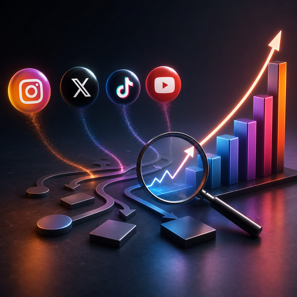 SNS運用の費用対効果が合わない時に見直す優先順位|Instagram・X・TikTok・YouTubeの投資判断を診断で整理