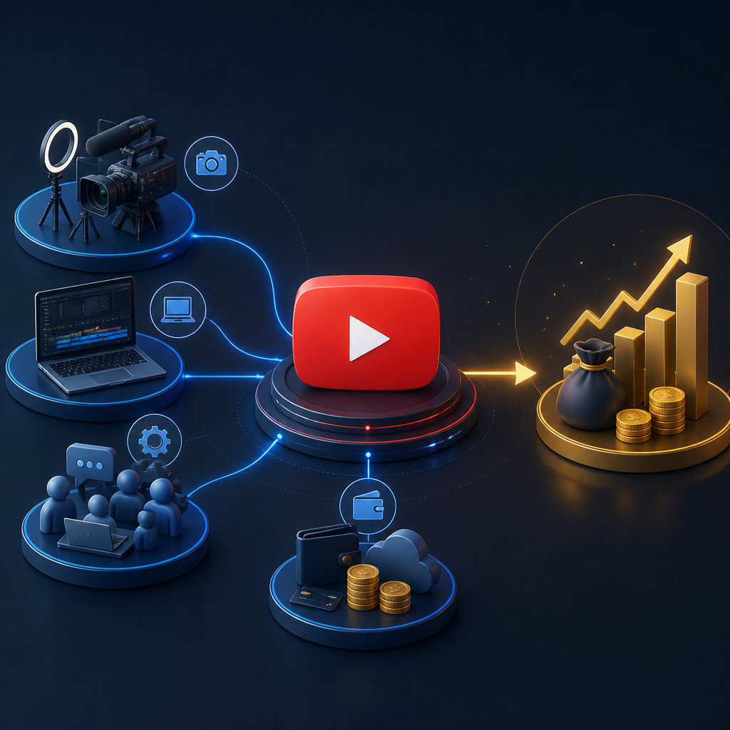 YouTube収益化にかかる費用の全体像